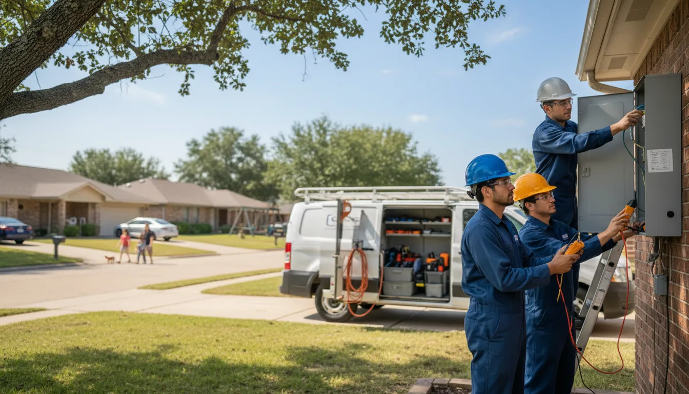 Certified electrician providing emergency electrical services in Thomasboro, IL